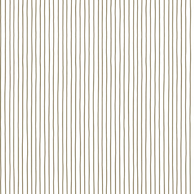 Marbella - Marron White By Gaston Y Daniela | Gaston Luis Bustamante |Stripes  Drapery Print