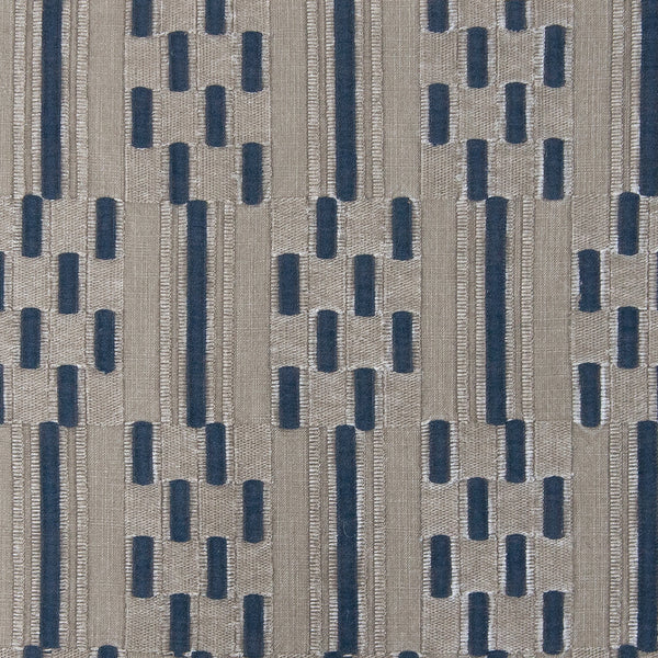 Santa Maria - Marron Brown By Gaston Y Daniela | Gaston Nuevo Mundo |Geometric Texture Upholstery Embroidery