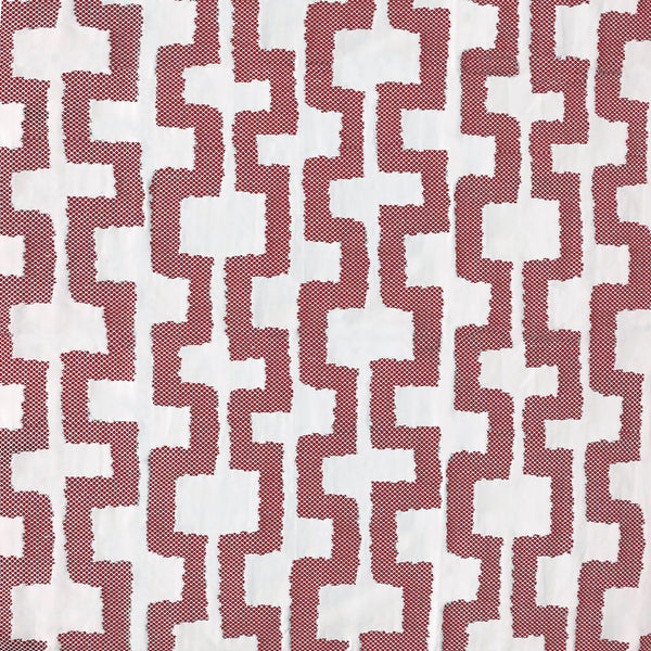 Ryu - Rojo Red By Gaston Y Daniela | Gaston Japon |Modern Geometric Upholstery