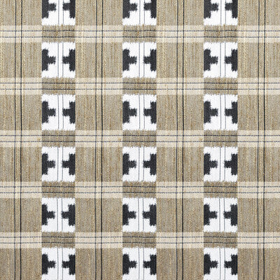 Samples and Purchasing available for Takara - Natural Beige By Gaston Y Daniela | Gaston Japon |Geometric Plaid / Check Upholstery  at Designer Wallcoverings and Fabrics