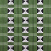 Samples and Purchasing available for Takara - Verde Green By Gaston Y Daniela | Gaston Japon |Geometric Plaid / Check Upholstery  at Designer Wallcoverings and Fabrics