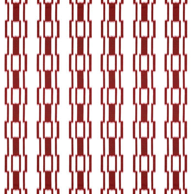 Samples and Purchasing available for Sakiko - Rojo Red By Gaston Y Daniela | Gaston Japon |Geometric Stripes Multipurpose Print at Designer Wallcoverings and Fabrics