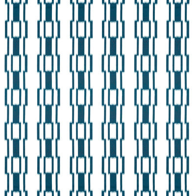 Samples and Purchasing available for Sakiko - Oceano Blue By Gaston Y Daniela | Gaston Japon |Geometric Stripes Multipurpose Print at Designer Wallcoverings and Fabrics