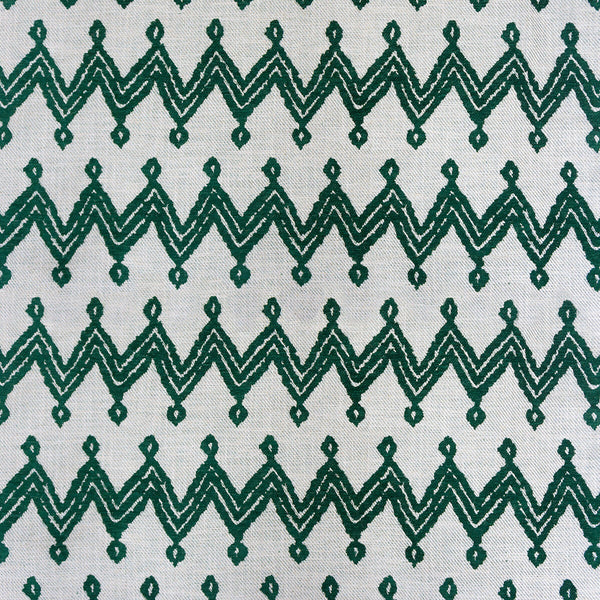 Navajo - Verde Green By Gaston Y Daniela | Gaston Rio Grande |Flamestitch Geometric Upholstery
