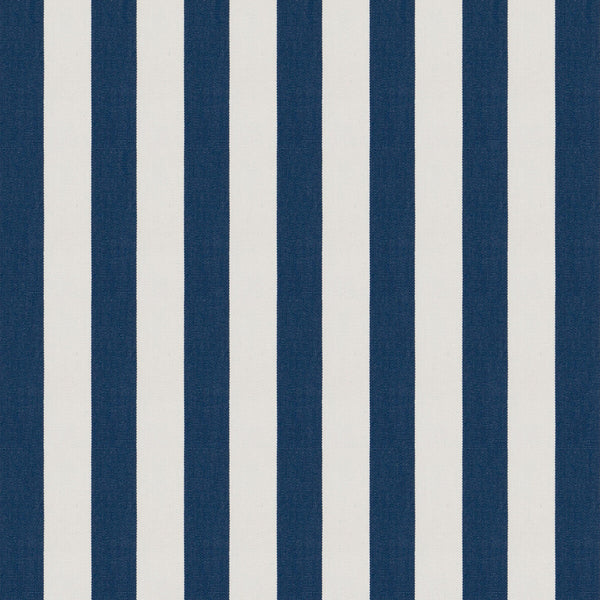 Almudaina - Blanco/Azul Oscuro Blue By Gaston Y Daniela | Gaston Maiorica |Stripes Tone On Tone Upholstery