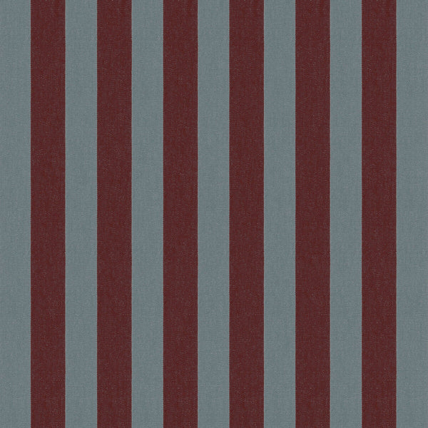 Almudaina - Burdeos/Azul Burgundy By Gaston Y Daniela | Gaston Maiorica |Stripes Tone On Tone Upholstery