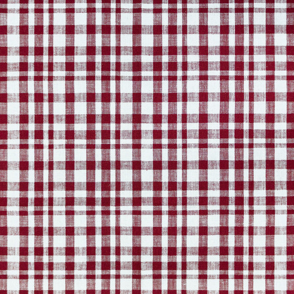 Drach - Blanco/Burdeos Burgundy By Gaston Y Daniela | Gaston Maiorica |Check/Houndstooth Geometric Upholstery