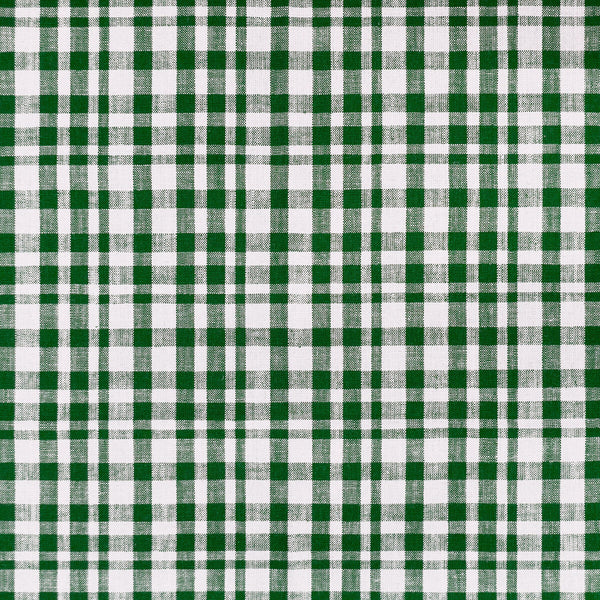 Drach - Blanco/Verde Oscuro Green By Gaston Y Daniela | Gaston Maiorica |Check/Houndstooth Geometric Upholstery