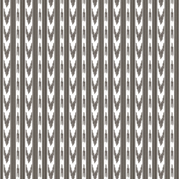 Cala Pi - Chocolate Espresso By Gaston Y Daniela | Gaston Maiorica |Ikat/Southwest/Kilims Stripes Multipurpose Print