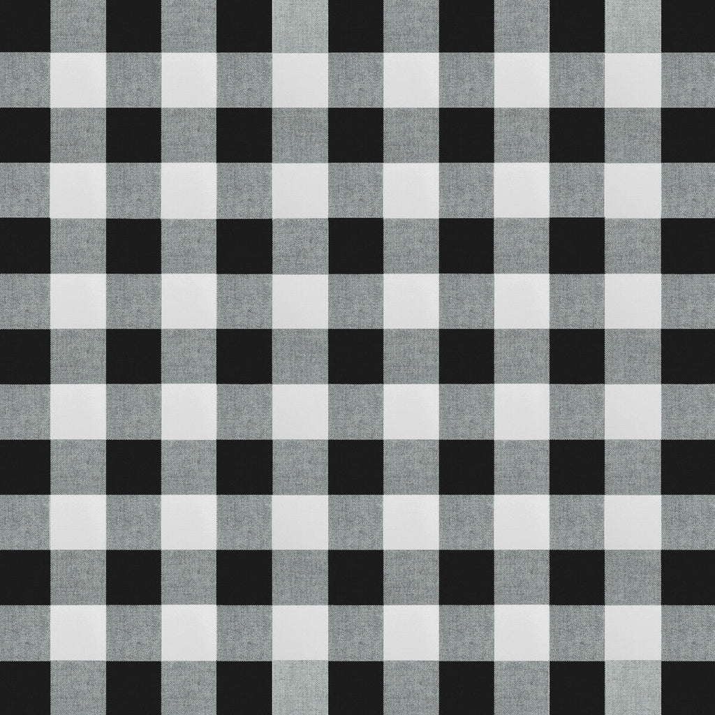 Samples and Purchasing available for Deia - Onyx Black By Gaston Y Daniela | Gaston Maiorica |Check/Houndstooth Geometric Drapery  at Designer Wallcoverings and Fabrics