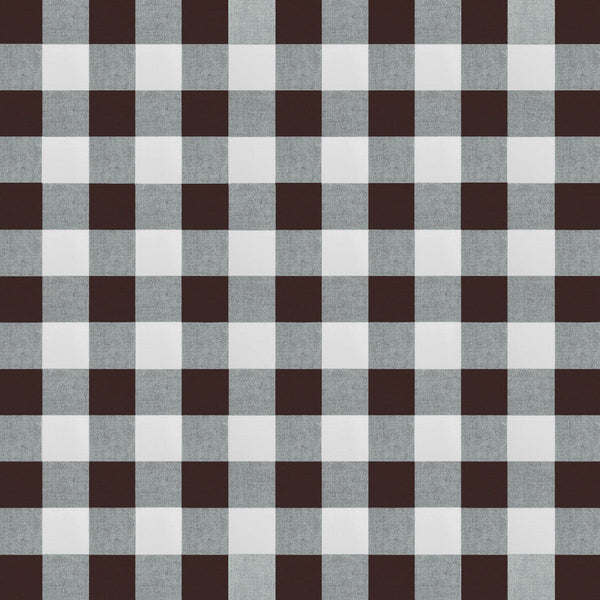 Deia - Chocolate Brown By Gaston Y Daniela | Gaston Maiorica |Check/Houndstooth Geometric Drapery