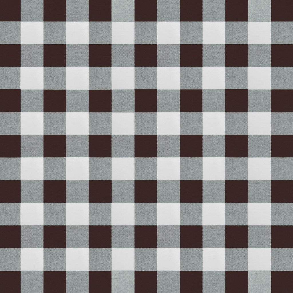 Samples and Purchasing available for Deia - Chocolate Brown By Gaston Y Daniela | Gaston Maiorica |Check/Houndstooth Geometric Drapery  at Designer Wallcoverings and Fabrics