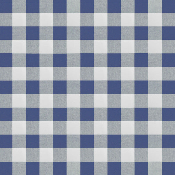 Deia - Azul Oscuro Blue By Gaston Y Daniela | Gaston Maiorica |Check/Houndstooth Geometric Drapery