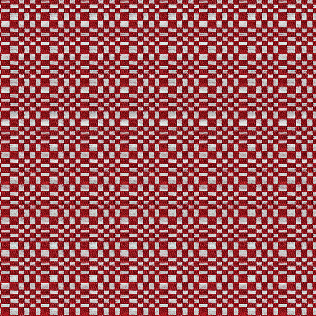 Samples and Purchasing available for Santa Eulalia - Rojo Red By Gaston Y Daniela | Gaston Maiorica |Check/Houndstooth Geometric Upholstery Chenille at Designer Wallcoverings and Fabrics
