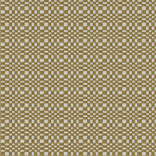 Santa Eulalia - Tostado Gold By Gaston Y Daniela | Gaston Maiorica |Check/Houndstooth Geometric Upholstery Chenille
