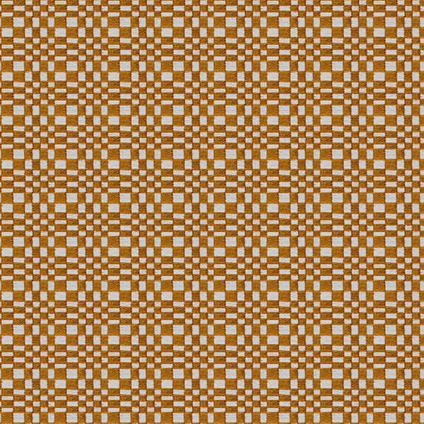 Santa Eulalia - Naranja Gold By Gaston Y Daniela | Gaston Maiorica |Check/Houndstooth Geometric Upholstery Chenille