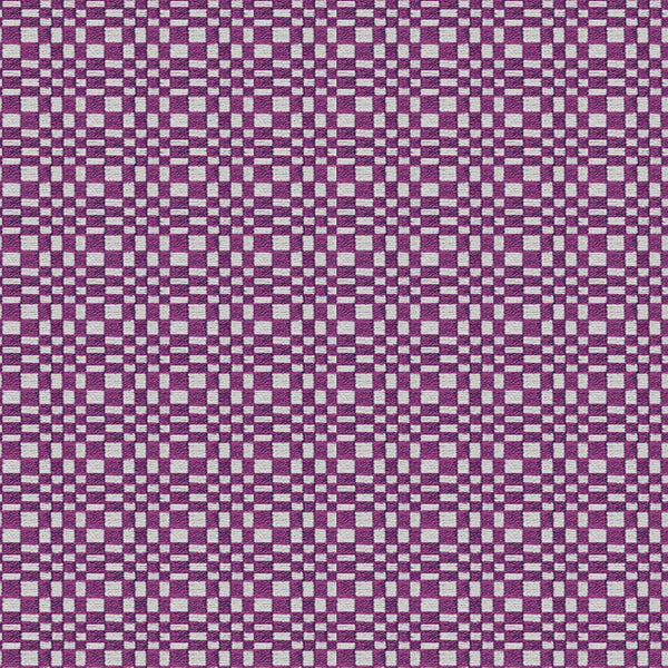Santa Eulalia - Morado Purple By Gaston Y Daniela | Gaston Maiorica |Check/Houndstooth Geometric Upholstery Chenille