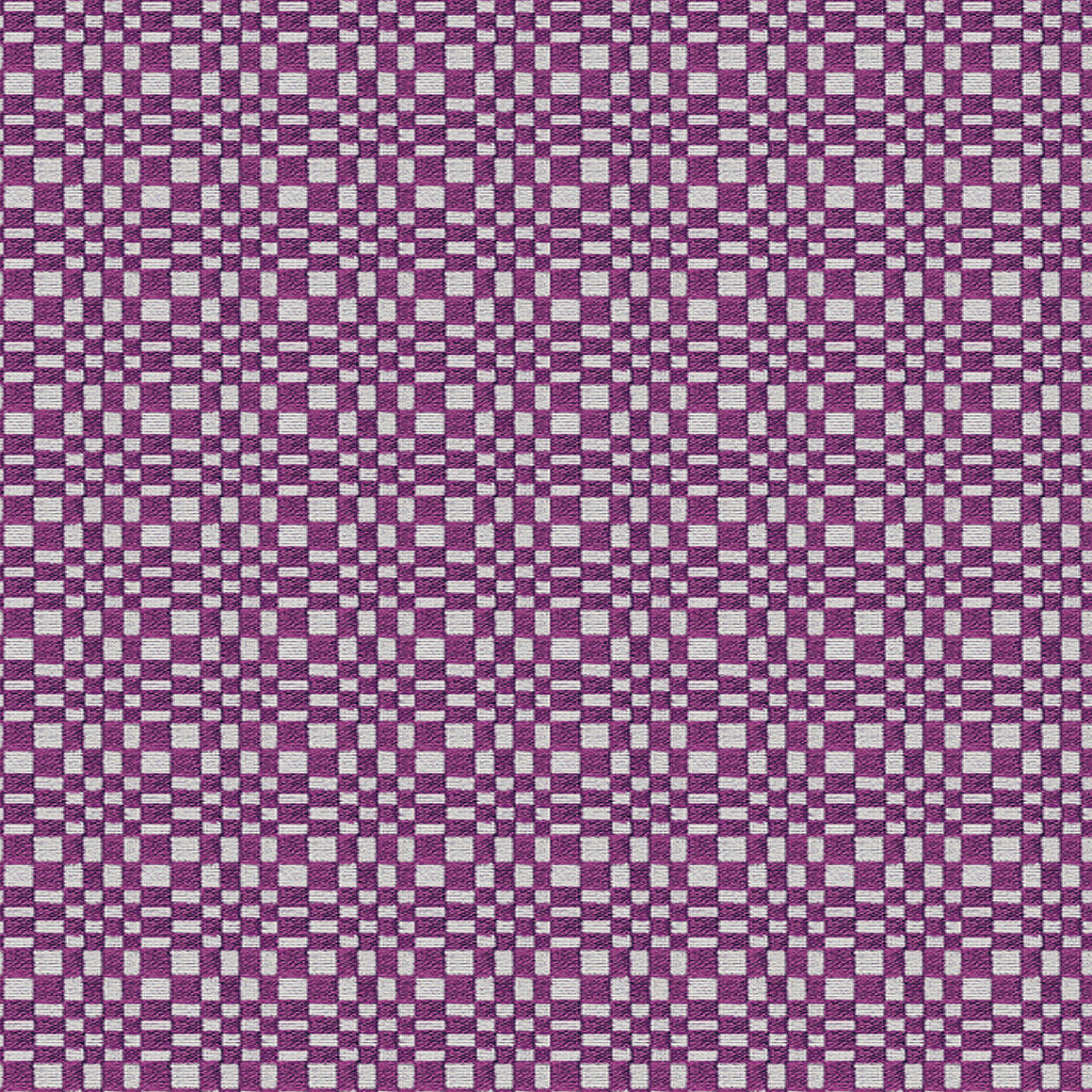 Samples and Purchasing available for Santa Eulalia - Morado Purple By Gaston Y Daniela | Gaston Maiorica |Check/Houndstooth Geometric Upholstery Chenille at Designer Wallcoverings and Fabrics