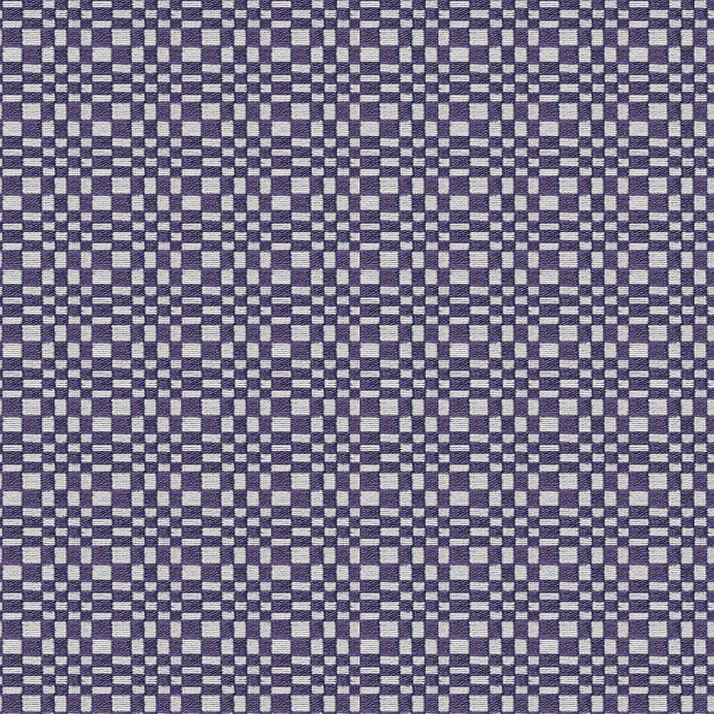 Samples and Purchasing available for Santa Eulalia - Violeta Purple By Gaston Y Daniela | Gaston Maiorica |Check/Houndstooth Geometric Upholstery Chenille at Designer Wallcoverings and Fabrics