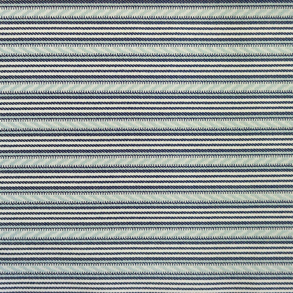 Samples and Purchasing available for Dolma - Azul Baby/Navy Light Blue By Gaston Y Daniela | Gaston Y Daniela Marco Polo Indoor/Outdoor | Stripes Upholstery Indoor / Outdoor at Designer Wallcoverings and Fabrics