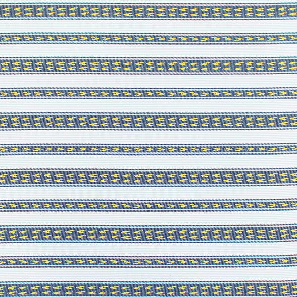 Kora - Baby Blue/Navy Dark Blue By Gaston Y Daniela | Gaston Y Daniela Marco Polo Indoor/Outdoor |Global Stripes Upholstery Indoor / Outdoor