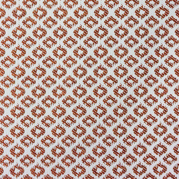 Yak - Naranja Rust By Gaston Y Daniela | Gaston Y Daniela Marco Polo Indoor/Outdoor |Small Scale Geometric Upholstery Indoor / Outdoor