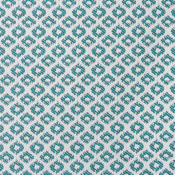 Yak - Agua Blue By Gaston Y Daniela | Gaston Y Daniela Marco Polo Indoor/Outdoor |Small Scale Geometric Upholstery Indoor / Outdoor