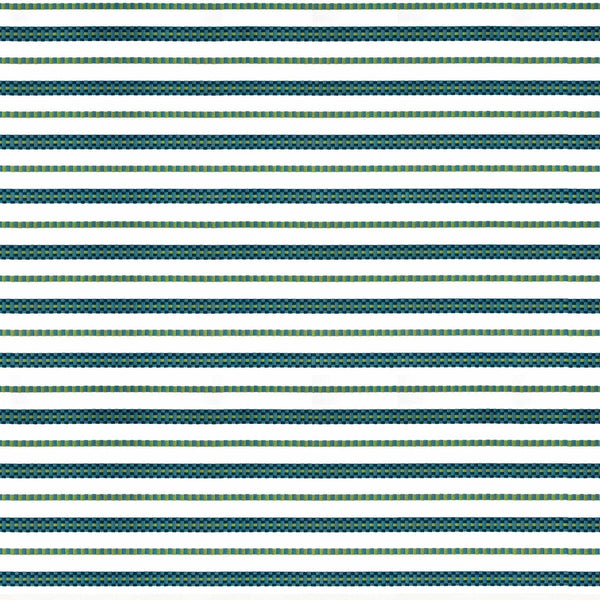 Lota - Azul/Verde Dark Blue By Gaston Y Daniela | Gaston Y Daniela Marco Polo Indoor/Outdoor | Stripes Upholstery Indoor / Outdoor