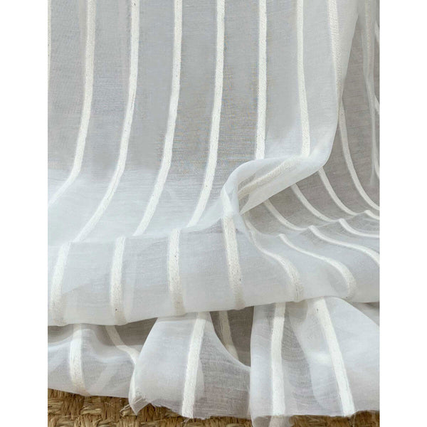 Dalia - Natural Beige By Gaston Y Daniela | Gaston Y Daniela Marco Polo |Stripes Texture Drapery Sheer