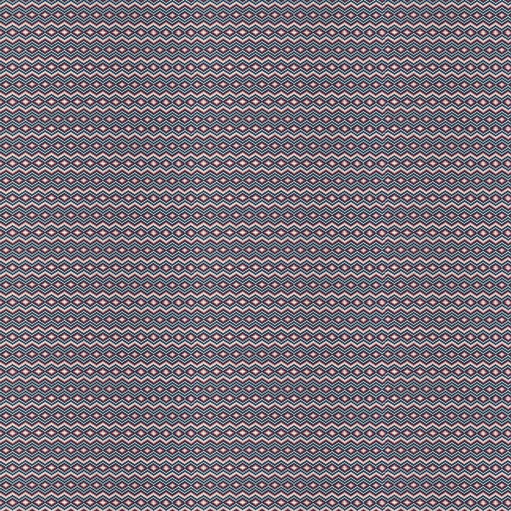 Samples and Purchasing available for Caucaso - Navy Fresa Pink By Gaston Y Daniela | Gaston Y Daniela Marco Polo |Diamond Herringbone/Tweed Upholstery  at Designer Wallcoverings and Fabrics