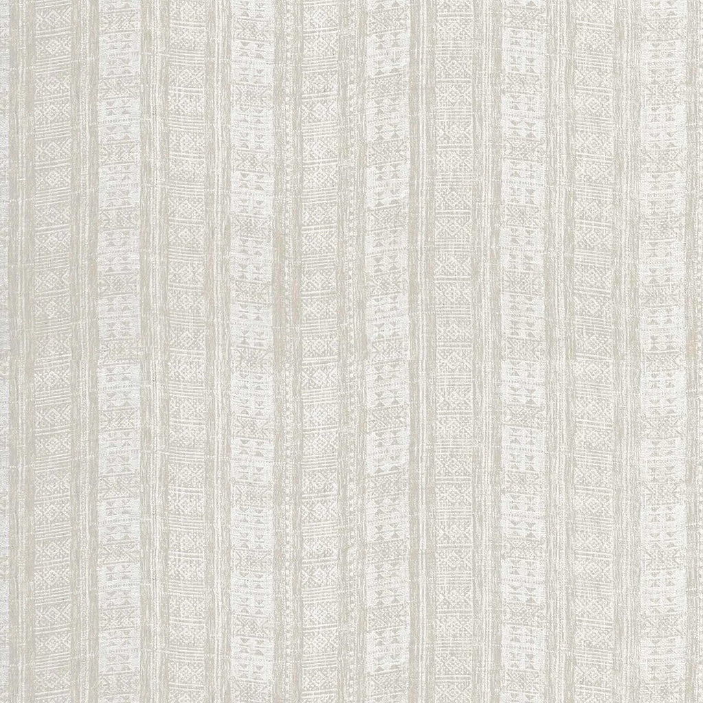 Samples and Purchasing available for Macalu - Blanco Ivory By Gaston Y Daniela | Gaston Y Daniela Marco Polo |Global Stripes Drapery Linen at Designer Wallcoverings and Fabrics