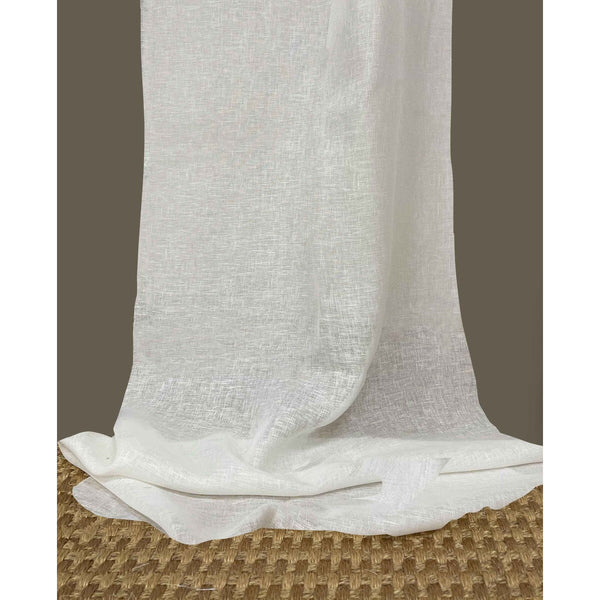 Abelia - Crudo White By Gaston Y Daniela | Gaston Y Daniela Marco Polo | Solid Drapery Linen