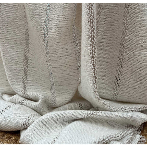 Teleno - 1 Ivory By Gaston Y Daniela | Gaston Y Daniela Marco Polo |Stripes Texture Drapery