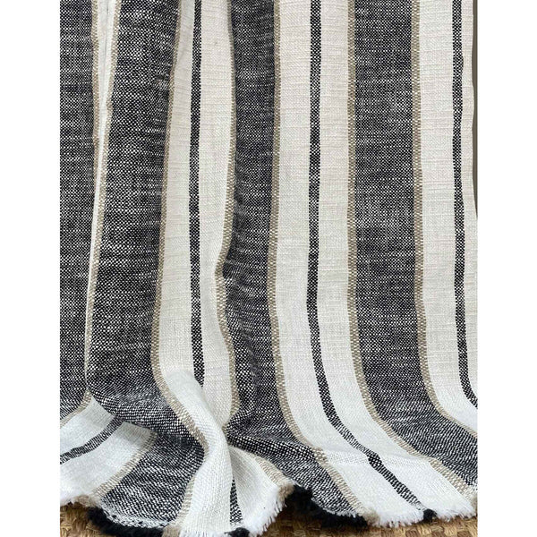 Gongga - 1 White By Gaston Y Daniela | Gaston Y Daniela Marco Polo |Stripes Texture Drapery