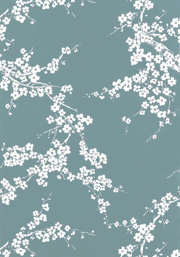 Primavera - Azul Claro Blue By Gaston Y Daniela | Gaston Origen Dos |Botanical & Floral  Wallcovering Print