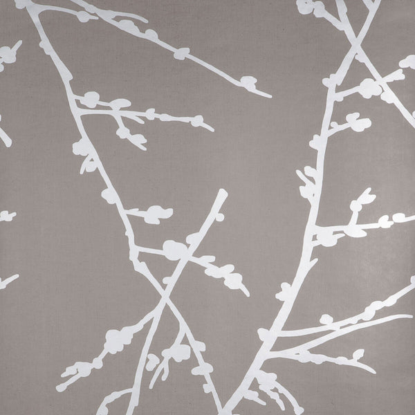 Almendros - Topo Brown By Gaston Y Daniela | Gaston Origen Dos |Botanical & Floral  Wallcovering Print