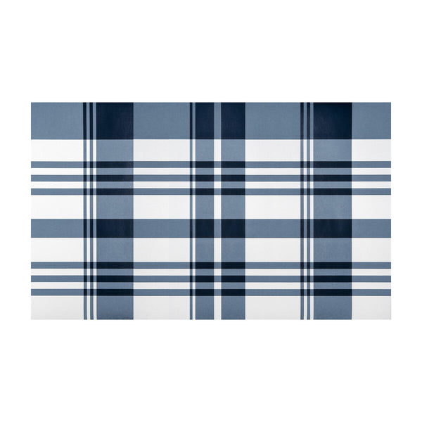 Biarritz - Azul Blue By Gaston Y Daniela | Gaston Dos Collection |Geometric Plaid / Check Wallcovering Print