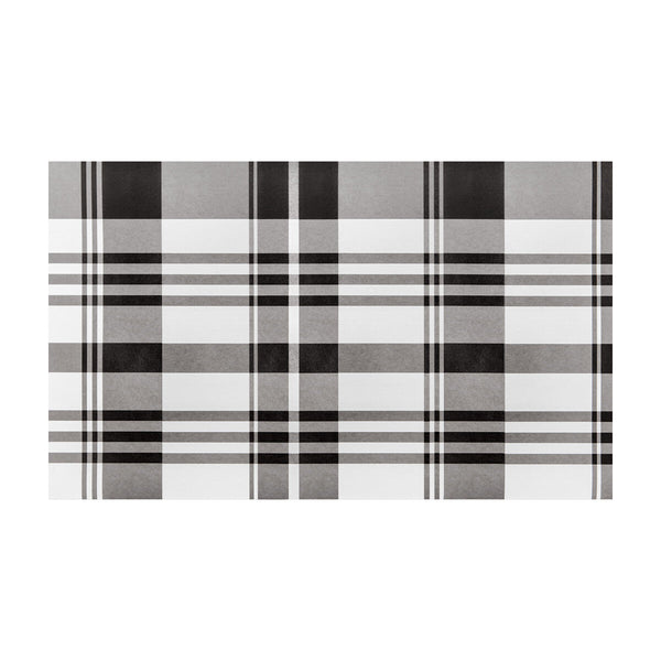 Biarritz - Gris Grey By Gaston Y Daniela | Gaston Dos Collection |Geometric Plaid / Check Wallcovering Print