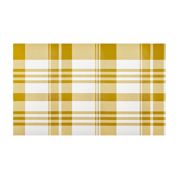 Biarritz - Mostaza Yellow By Gaston Y Daniela | Gaston Dos Collection |Geometric Plaid / Check Wallcovering Print