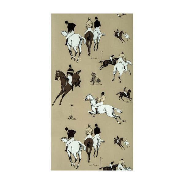 Hipodromo - Tostado Beige By Gaston Y Daniela | Gaston Dos Collection |Animal/Insects  Wallcovering Print