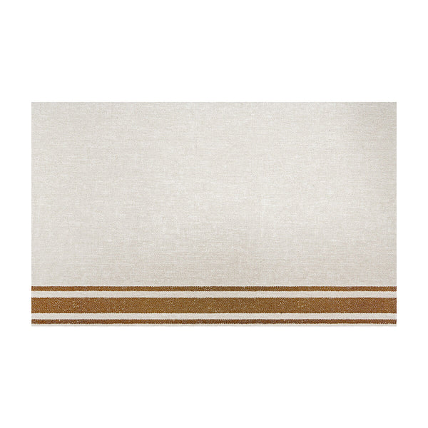 Mont Blanc - Tabaco Brown By Gaston Y Daniela | Gaston Dos Collection |Geometric Stripes Wallcovering Print
