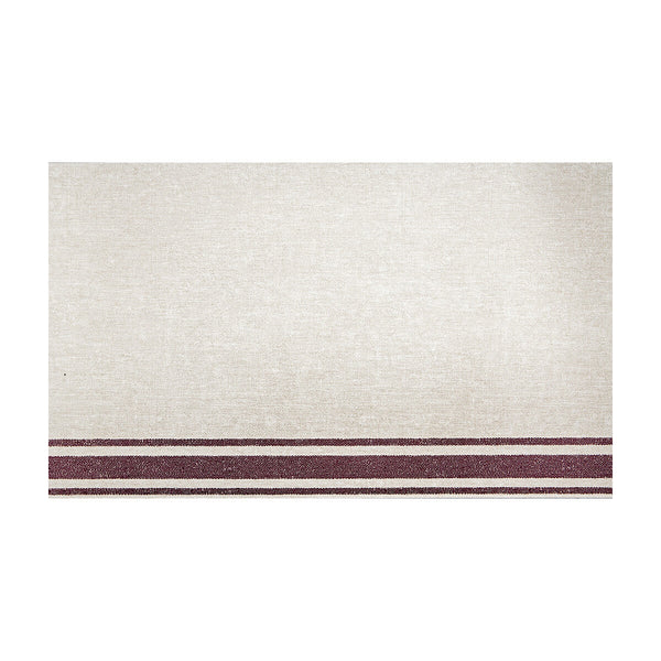 Mont Blanc - Berenjena Purple By Gaston Y Daniela | Gaston Dos Collection |Geometric Stripes Wallcovering Print