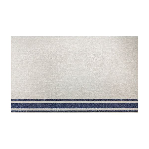 Mont Blanc - Azul Blue By Gaston Y Daniela | Gaston Dos Collection |Geometric Stripes Wallcovering Print