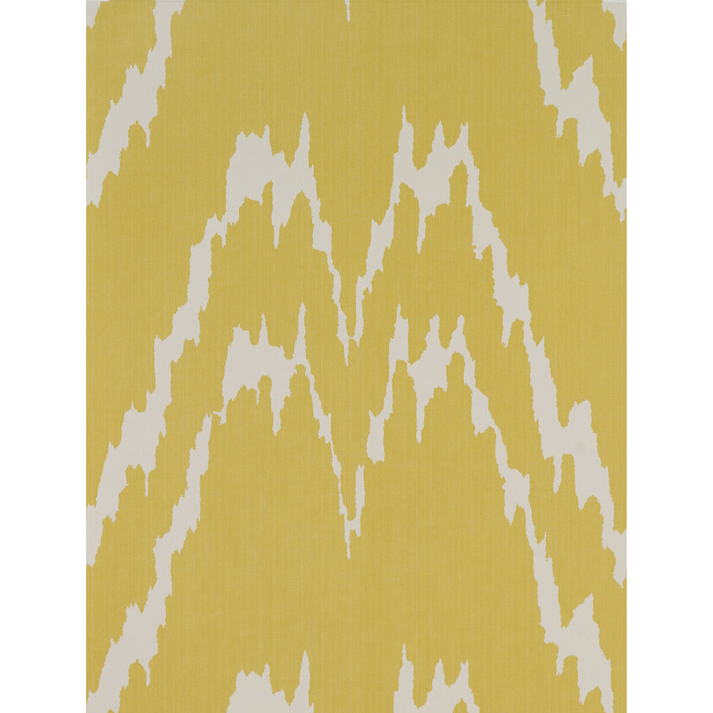 Samples and Purchasing available for Jano - Amarillo Yellow By Gaston Y Daniela | Lorenzo Castillo Hispania Wp |Ikat/Southwest/Kilims  Wallcovering Print at Designer Wallcoverings and Fabrics