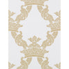 Samples and Purchasing available for Borja - Ocre Yellow By Gaston Y Daniela | Lorenzo Castillo Hispania Wp |Damask  Wallcovering Print at Designer Wallcoverings and Fabrics