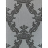 Samples and Purchasing available for Borja - Antracita Silver By Gaston Y Daniela | Lorenzo Castillo Hispania Wp |Damask  Wallcovering Print at Designer Wallcoverings and Fabrics