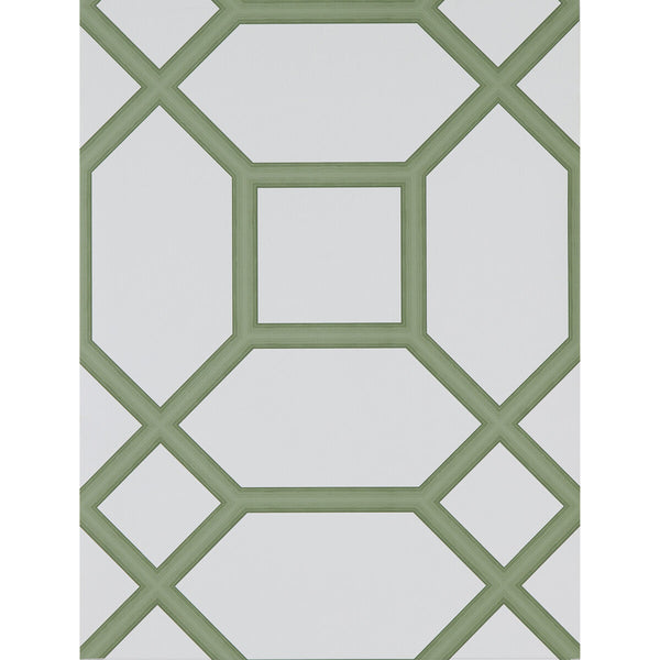 Samples and Purchasing available for Miguel - Verde Green By Gaston Y Daniela | Lorenzo Castillo Hispania Wp |Modern Geometric Wallcovering Print at Designer Wallcoverings and Fabrics