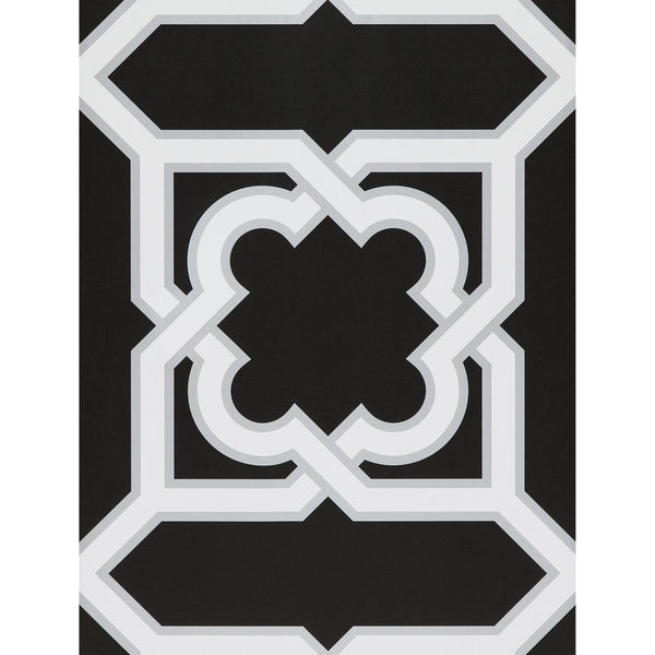 Martin - Fdo Onyx/Blanco Multi By Gaston Y Daniela | Lorenzo Castillo Hispania Wp |Modern Geometric Wallcovering Print
