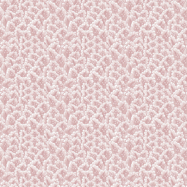 Secret Garden - Rosa Pink By Gaston Y Daniela | Gaston Libreria |Botanical & Floral  Wallcovering Print
