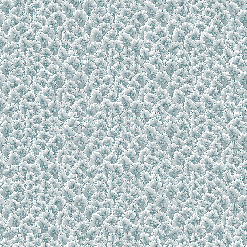 Samples and Purchasing available for Secret Garden - Aqua Slate By Gaston Y Daniela | Gaston Libreria |Botanical & Floral  Wallcovering Print at Designer Wallcoverings and Fabrics